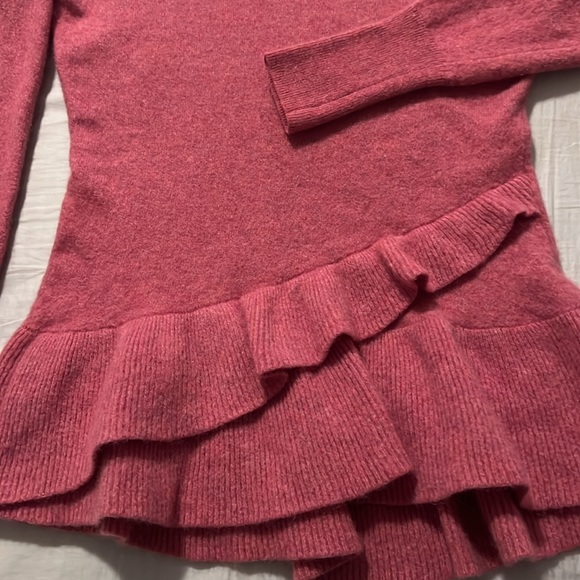 ISAACMIZRAHI LIVE! 100% CASHMERE V-NECK SWEATER-pink - Picture 3 of 5